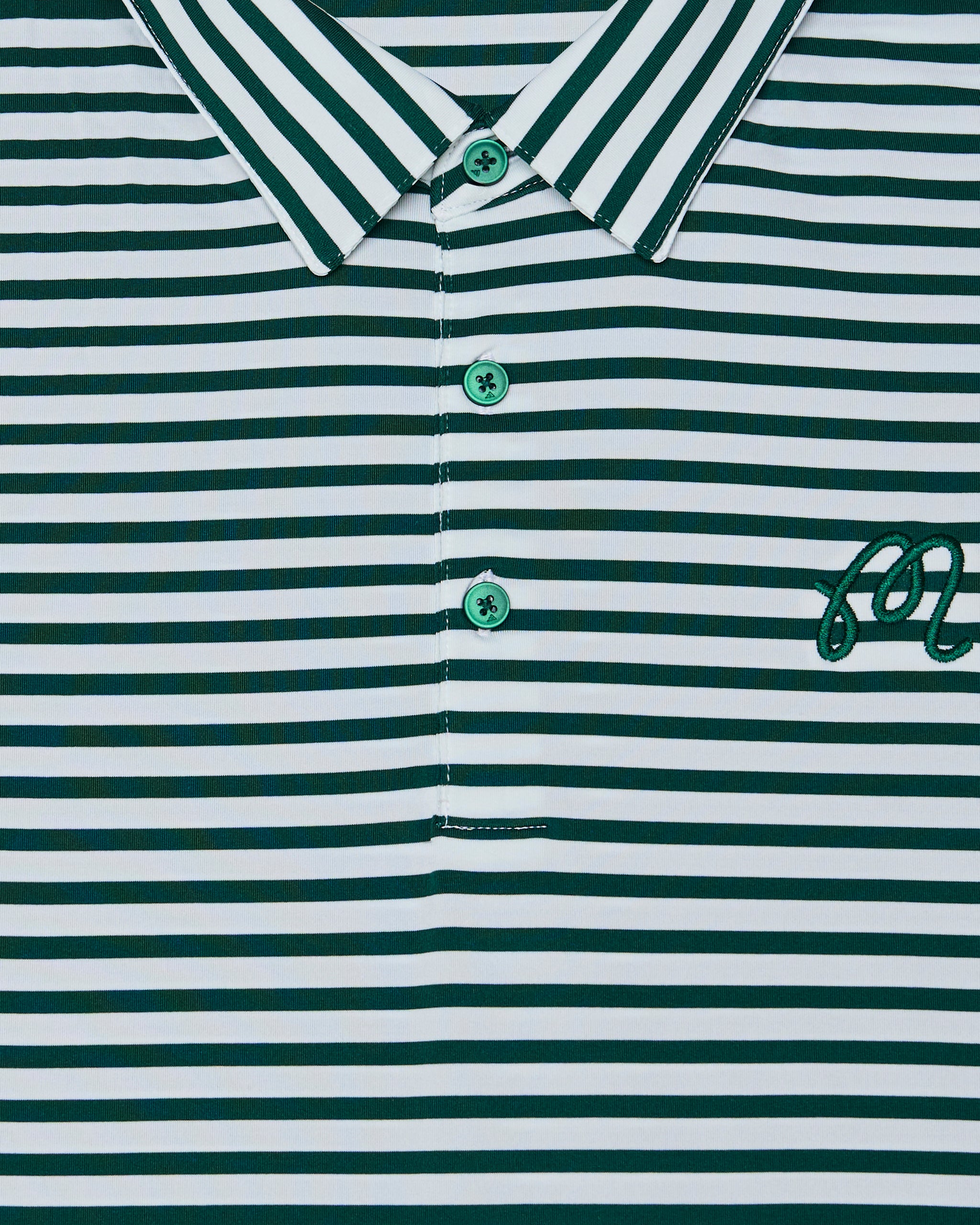 MALBON X ADIDAS ULTIMATE 365 STRIPE POLO SHIRT - Image 4