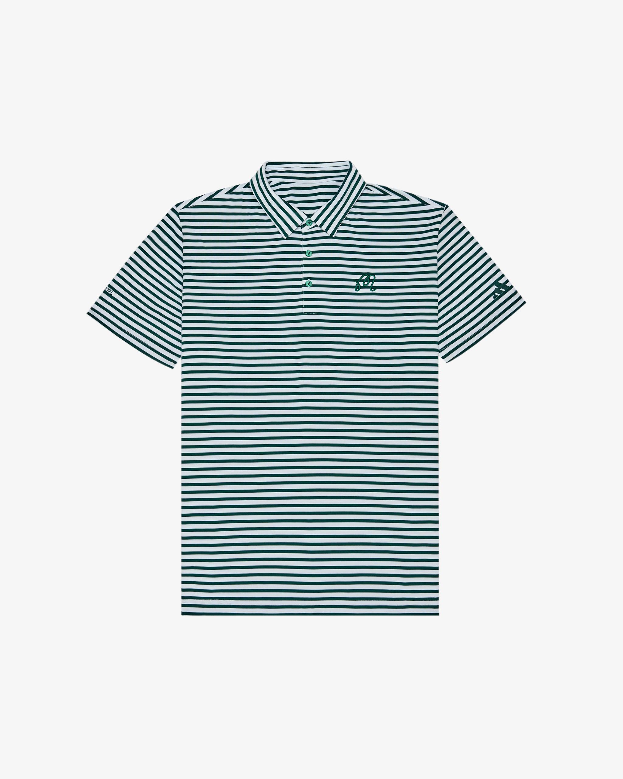 MALBON X ADIDAS ULTIMATE 365 STRIPE POLO SHIRT