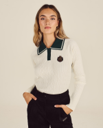 PRESERVE POINT COLLAR KNIT