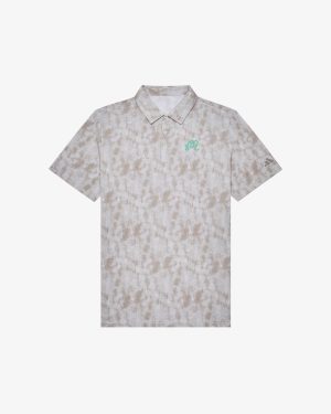 ADIDAS ULTIMATE365 TEXTURED PRINT POLO SHIRT