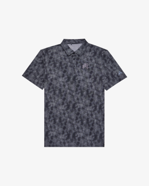 ADIDAS ULTIMATE 365 TEXTURED PRINT POLO SHIRT