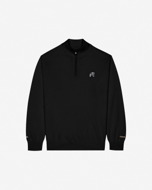JOHNSTONS QUARTER ZIP SWEATER