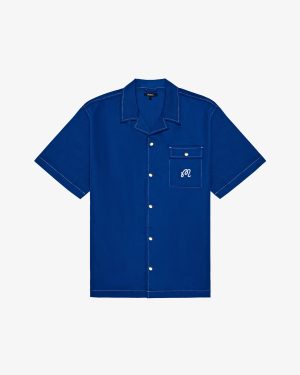 MENTON NYLON CAMP COLLAR SHIRT