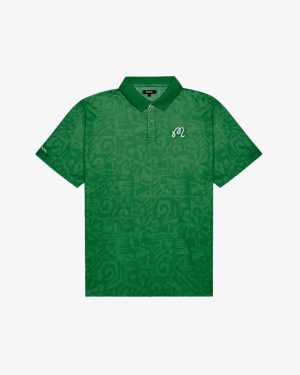 MEZZO PERFORMANCE PIQUE PRINTED POLO