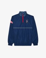 EAGLE BUCKETS NYLON QUARTER ZIP WINDBREAKER