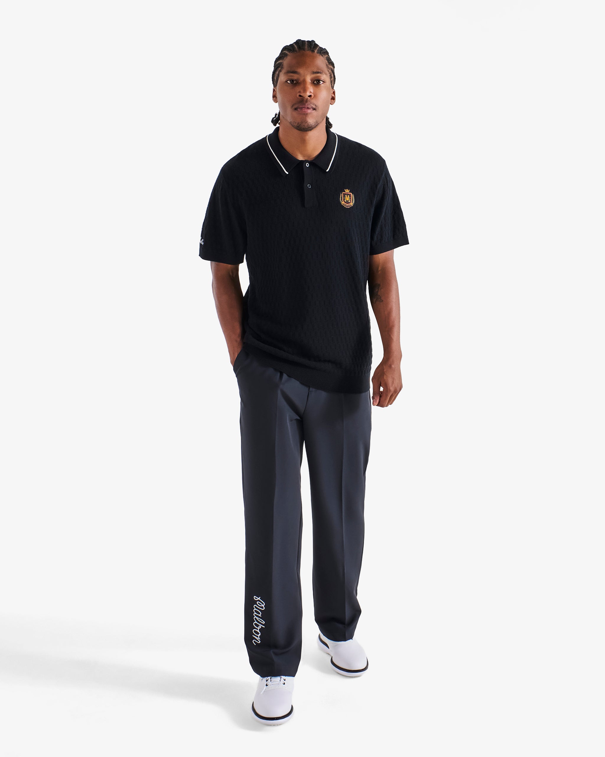 CREST KNIT POLO - Image 2