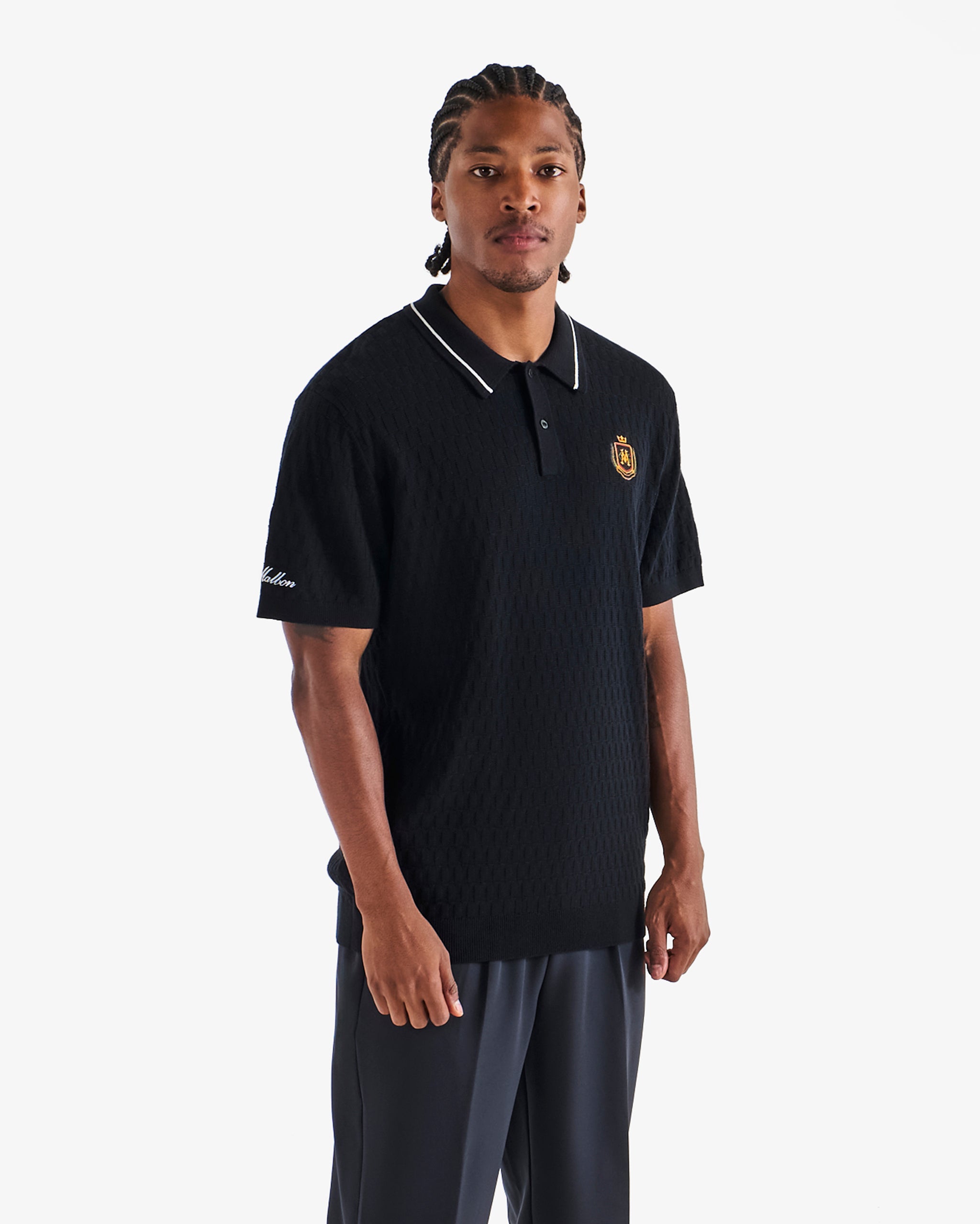 CREST KNIT POLO - Image 3