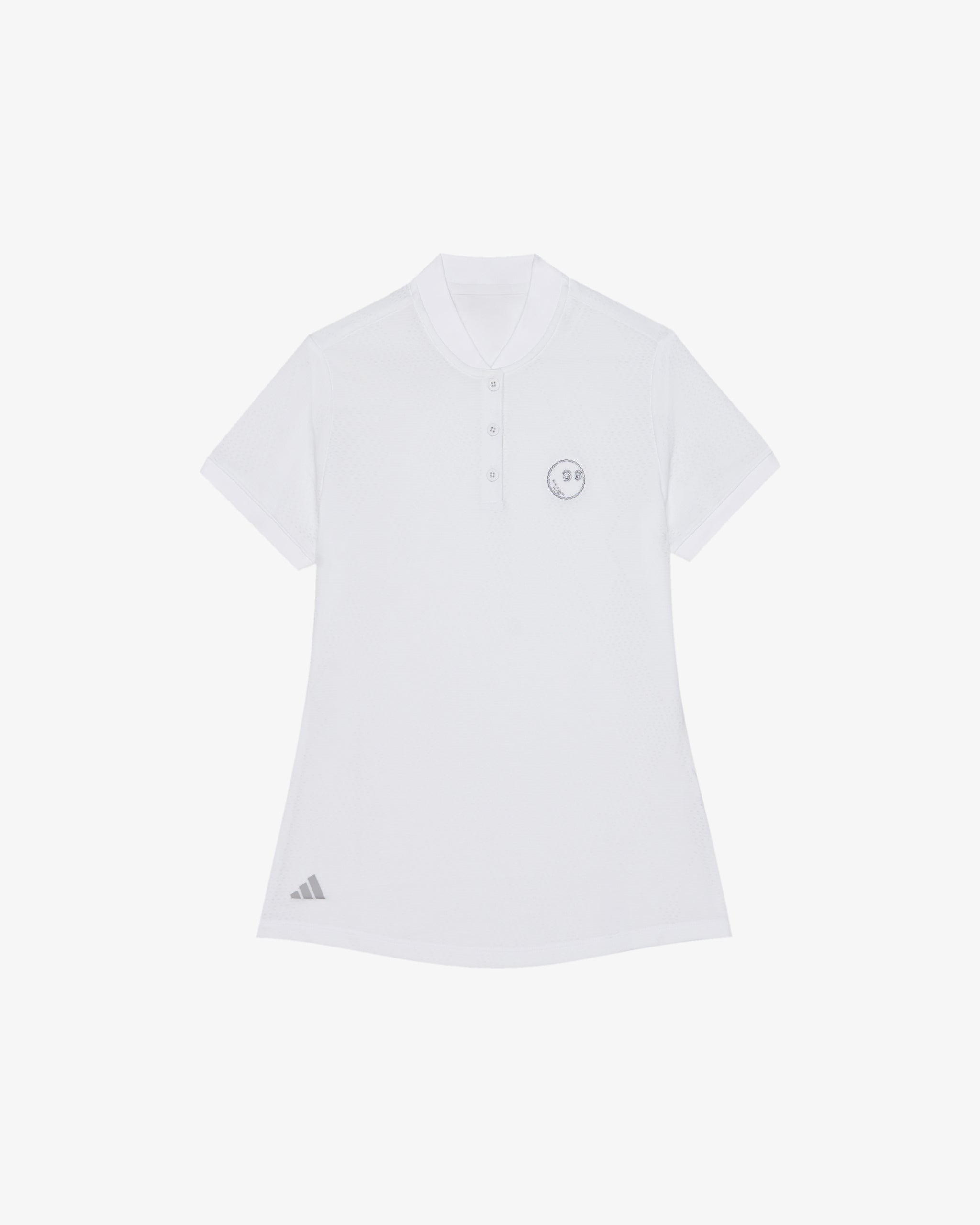 MALBON X ADIDAS WOMEN'S ULTIMATE 365 DIAMOND JACQUARD POLO