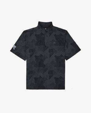 MALBON X ADIDAS GO-TO DWR SHORT SLEEVE HALF-ZIP PULLOVER