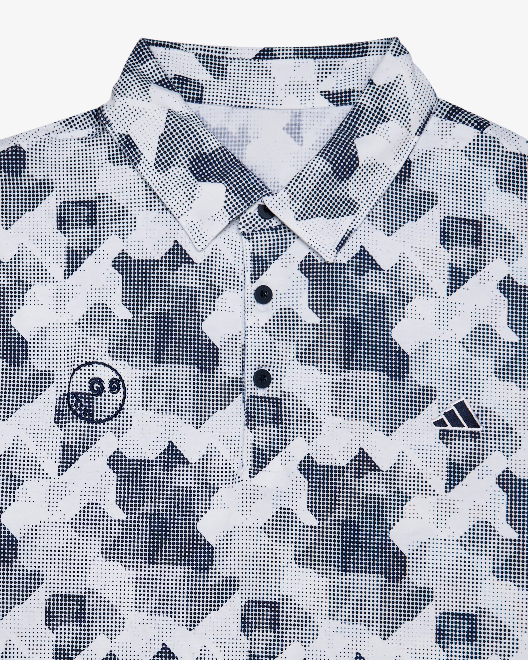 MALBON X ADIDAS GO-TO PRINTED POLO SHIRT - Image 3