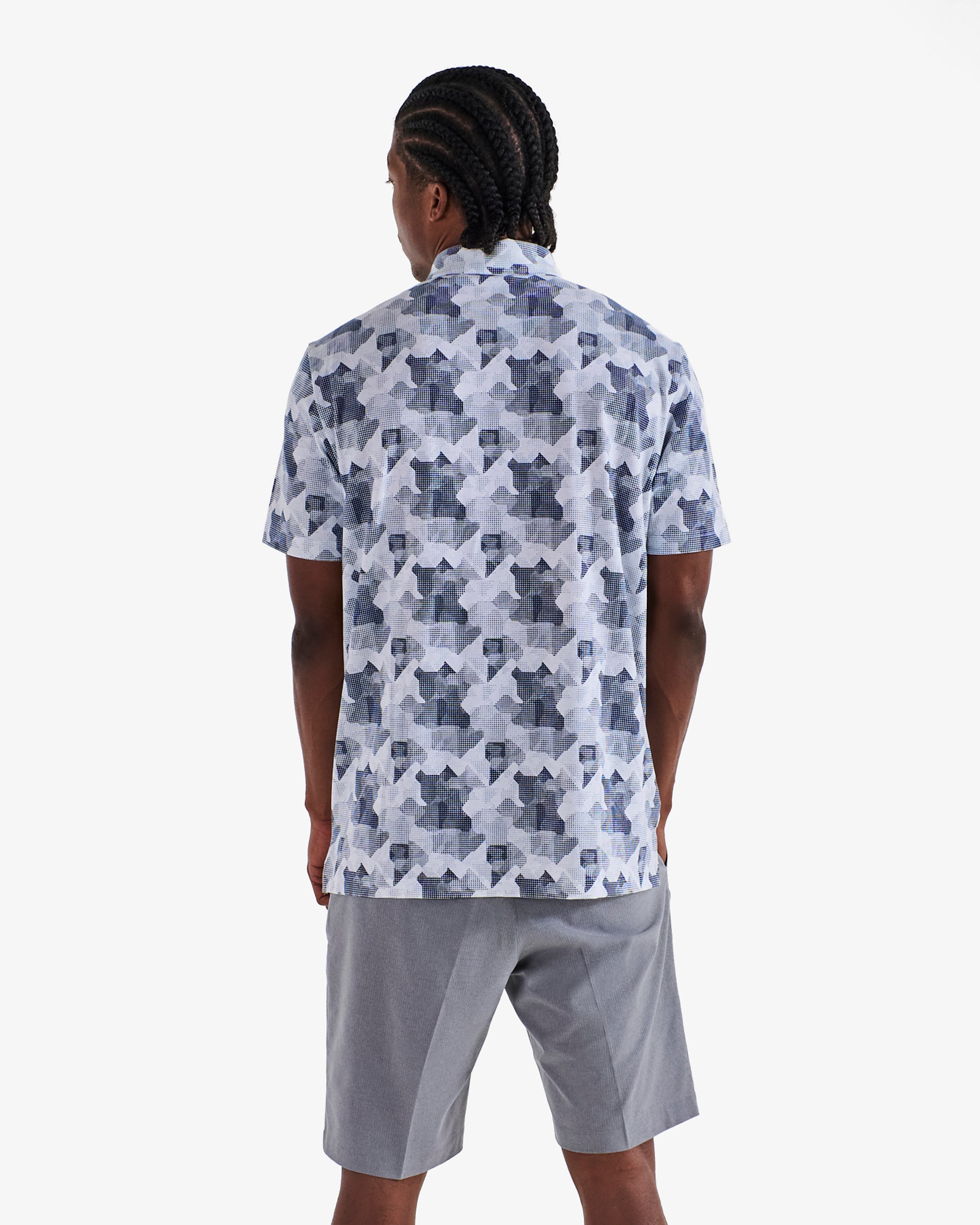 MALBON X ADIDAS GO-TO PRINTED POLO SHIRT - Image 5