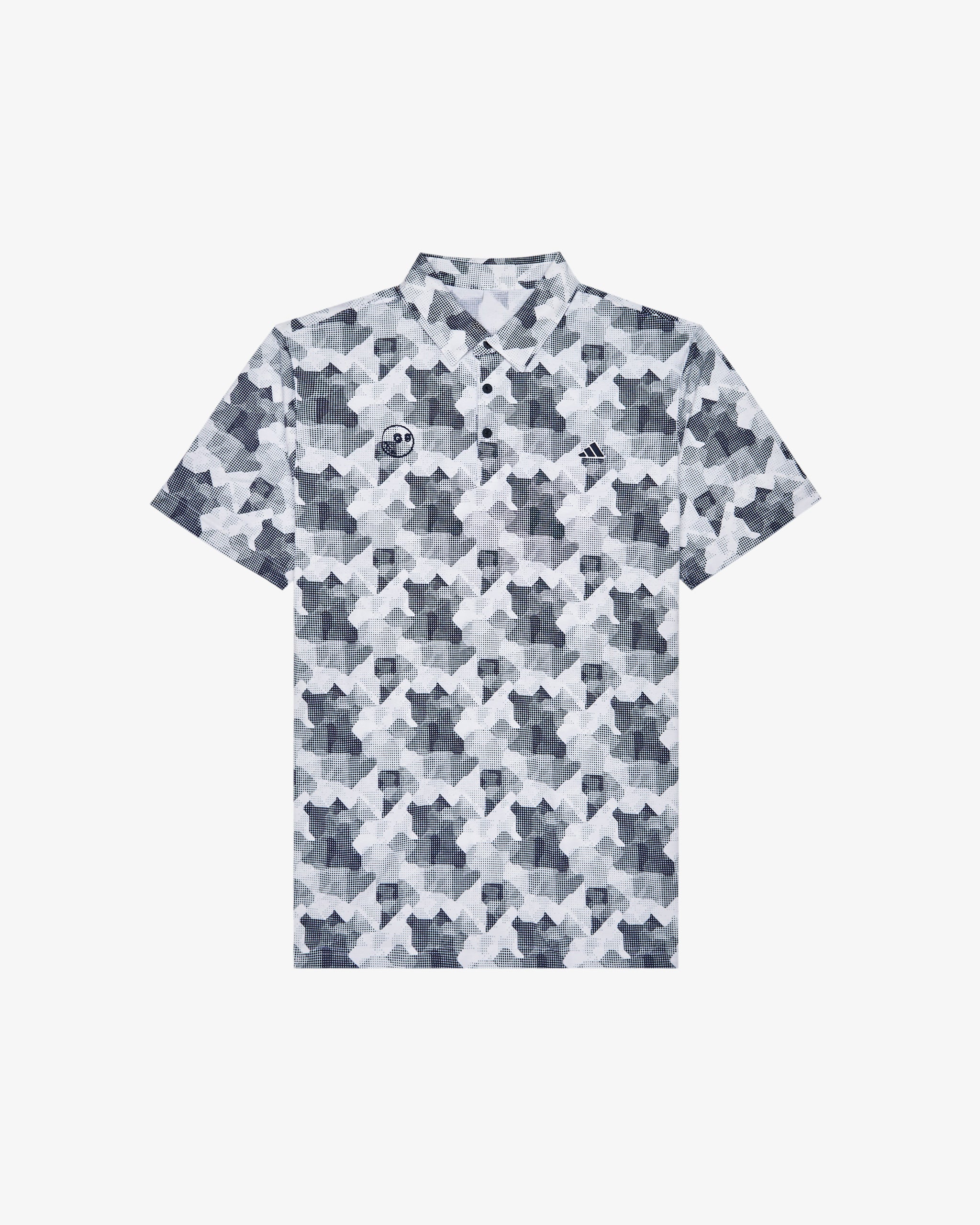 MALBON X ADIDAS GO-TO PRINTED POLO SHIRT