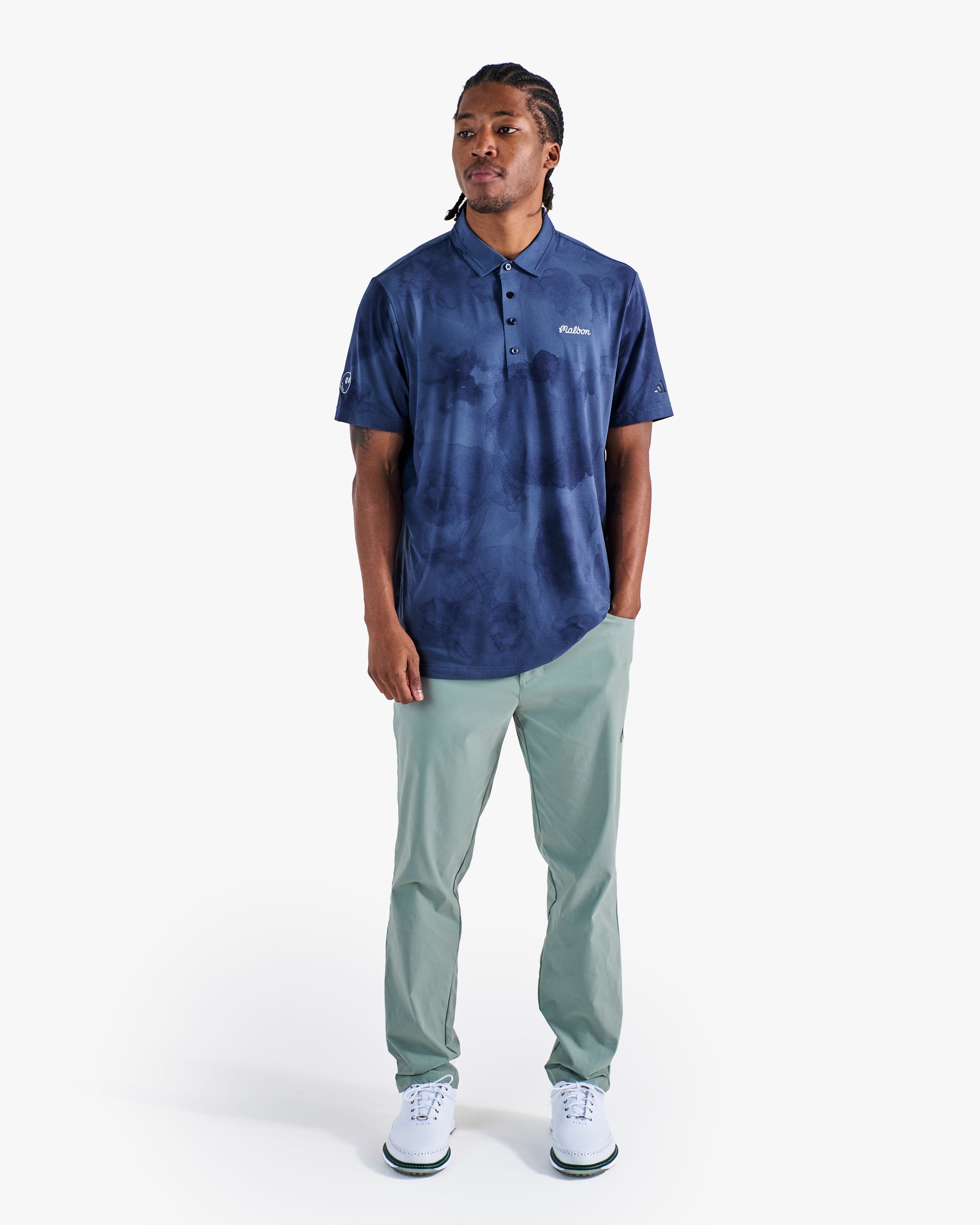 MALBON X ADIDAS ULTIMATE 365 TOUR PRINTED COOL FEELING POLO - Image 2