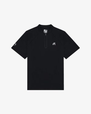 PERFORMANCE ZIP BLADE COLLAR POLO